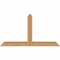 Ekena Millwork Portland Timber Gable Bracket, Western Red Cedar, 48"W x 26"H x 3 1/2"D x 3 1/2"F, 13/12 Pitch GBW048X26X0404POR00SWR - alternate 1